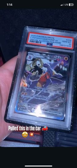 Pokemon Cynthia’s garchomp PSA 10