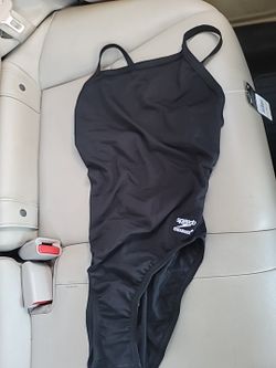 Speedo Women's Swimsuit One Piece Endurance Flyback Womens Jr 30 Black
