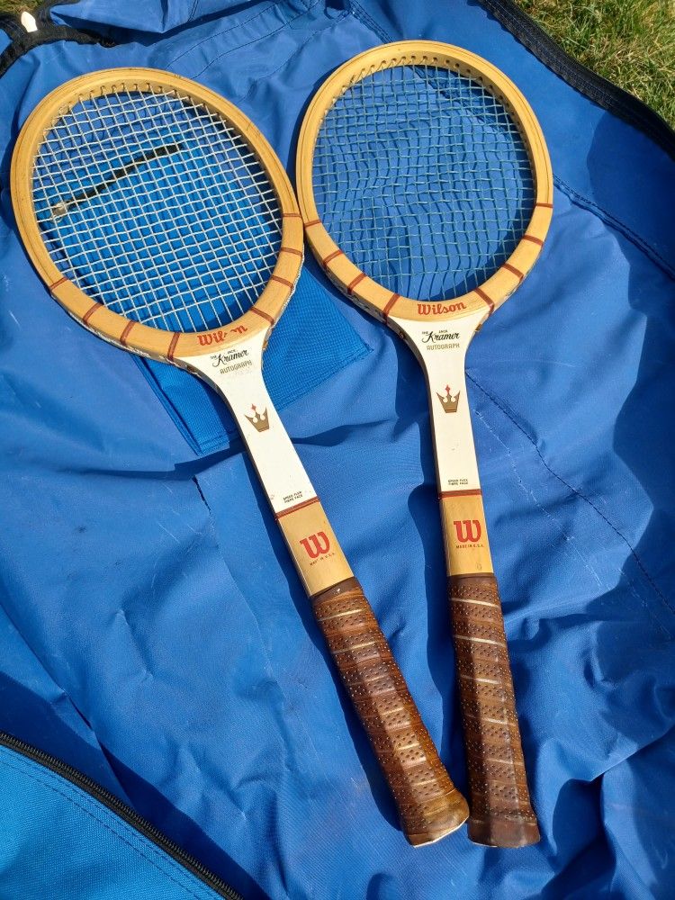 Vintage Wilson Jack Kramer Tennis Rackets