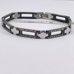 Brazalete para caballero Acero inoxidable/Stainless steel men's bracelet