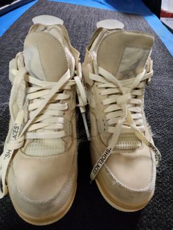 Jordan Off White Size 13.5 US, Were Given To Me ,so Your Research,before Buying Sold Asis Im No Shoe Guy ,lol Dont Fit Me As There Were Given To Me.