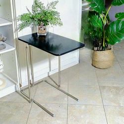 💠 Ikea Metal Steel Black Top Side Table (IKEA Älmhult)
