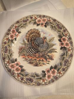 Thanksgiving Plates-By Queens Myott Factory Archive Illustrations