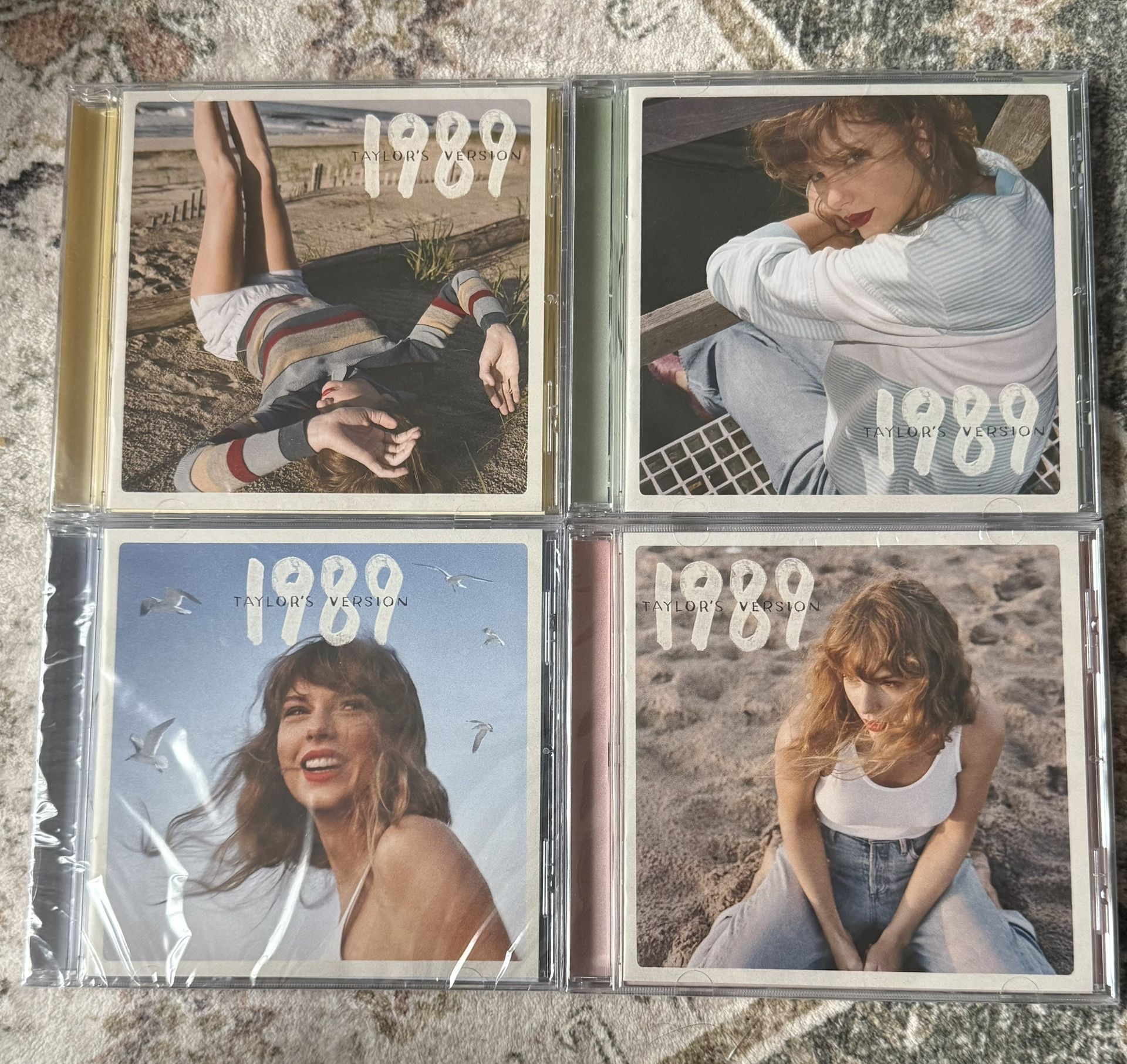 1989 Taylor’s Version (TV) Deluxe CD Bundle Set Of 4 Taylor Swift