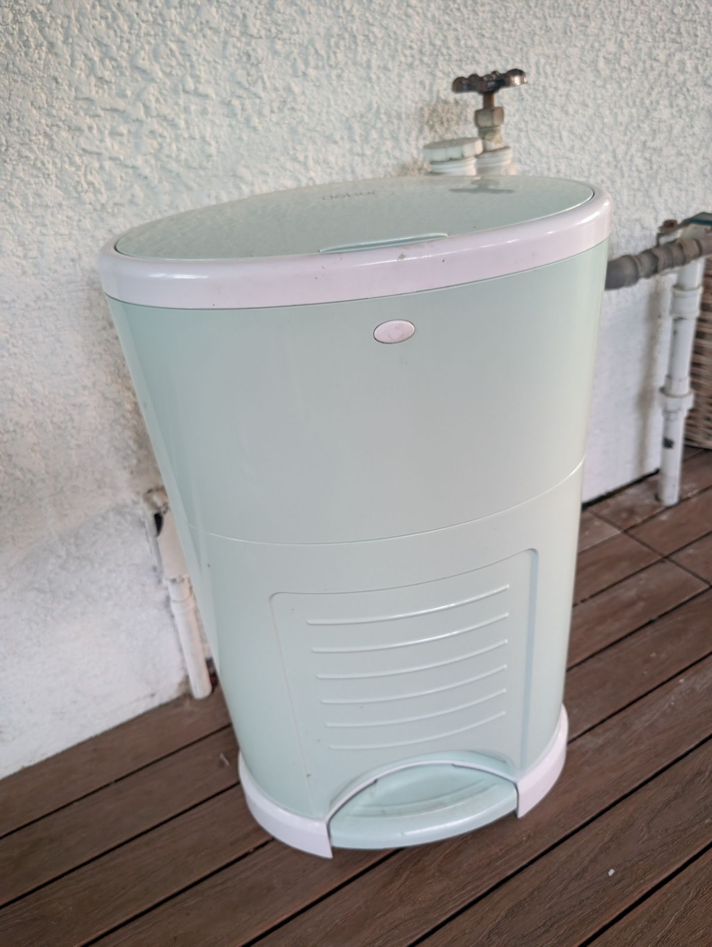 Blue Dekor Diaper Pail