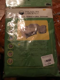 Treasure Garden protective ottoman cover