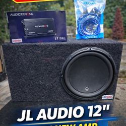 JL 12" W3v3 Complete Bass Package