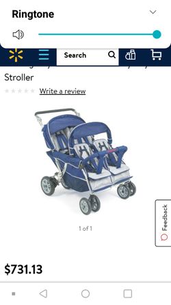 Quad Baby Stroller , 4 child
