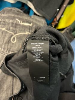 Saint Lauren designer black jeans