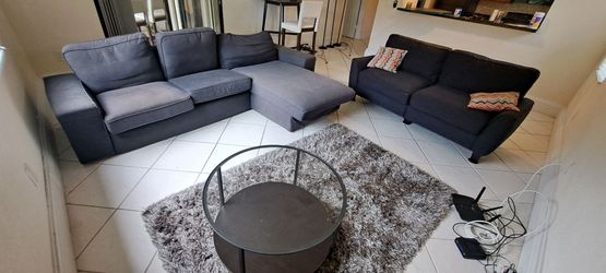 Living Room Set (Sectional, Loveseat, Coffee table)