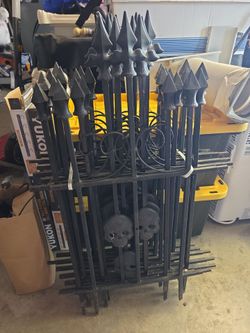 Metal Halloween fencing