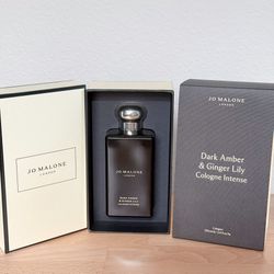 Jo Malone dark amber & ginger lily Cologne intense