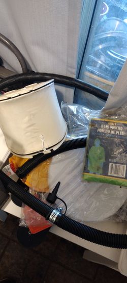 Hand Pump For Air Mattress, Lamp, Raincoat