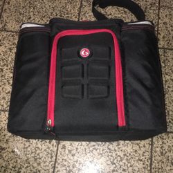6 Pack Fitness Travel Bag Meal Prep Insulated