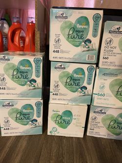 pampers aqua pure wipes