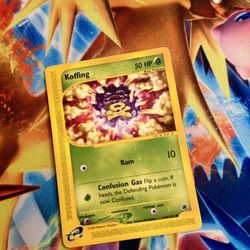 Pokemon Koffing Common Normal Expedition card 2002 114/165 