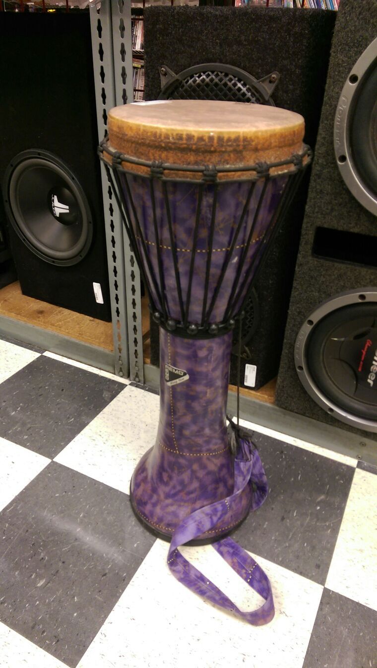 Remo Klong Yaw Hand Drum in Purple! With Strap.