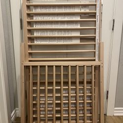 SNIGLAR, Crib Beech with Organic Avocado infant/toddler Mattress and Organic Topper