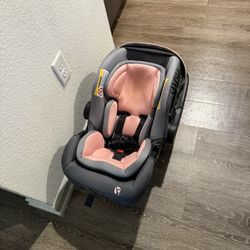 Pink car seat 