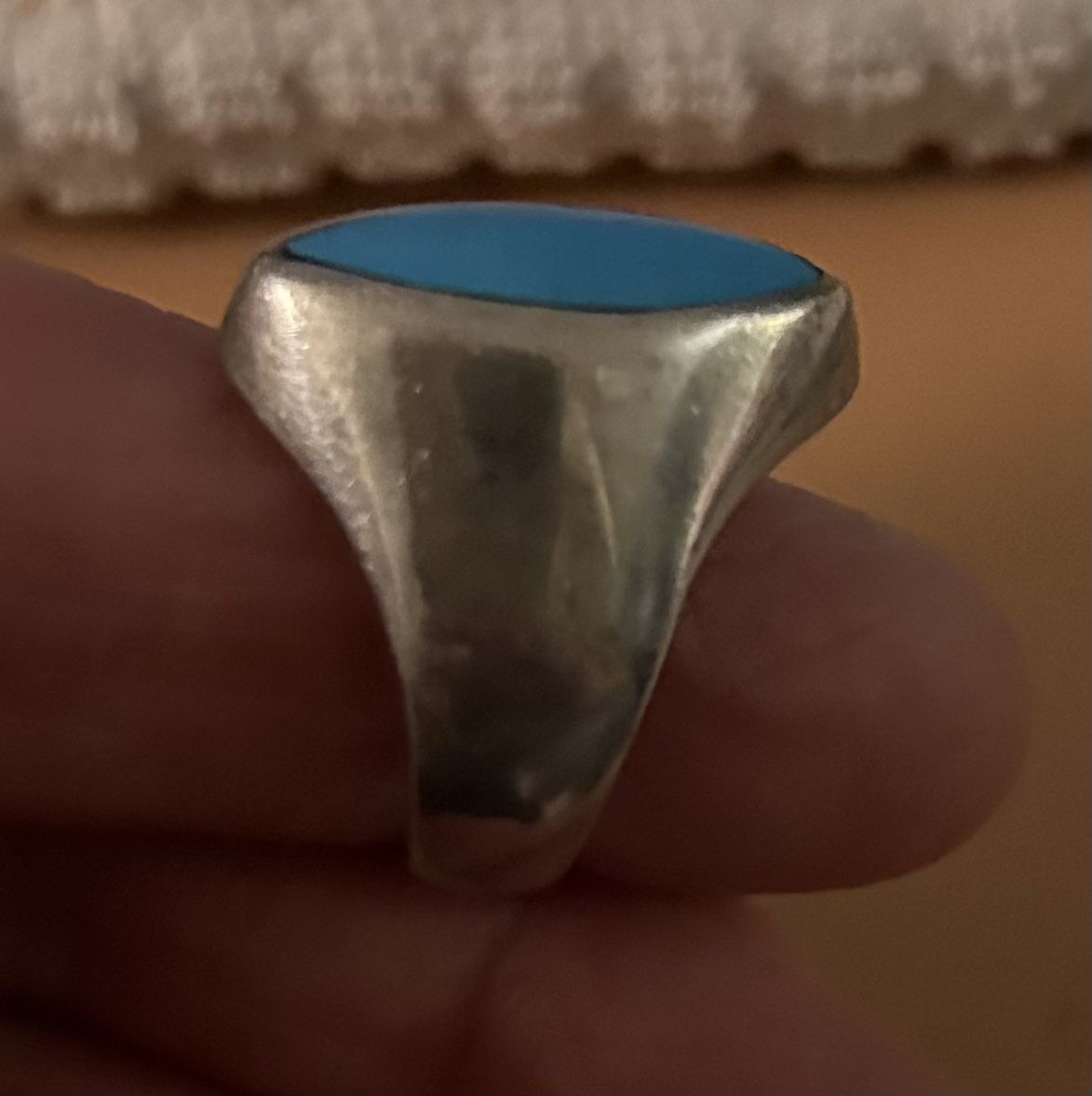 Turquoise & silver Ring
