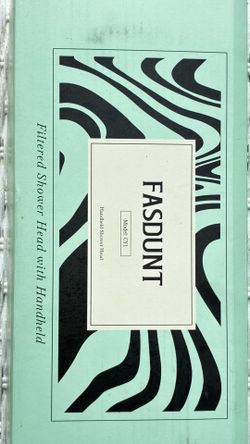 FASDUNT Filtered Shower Head with Handheld
