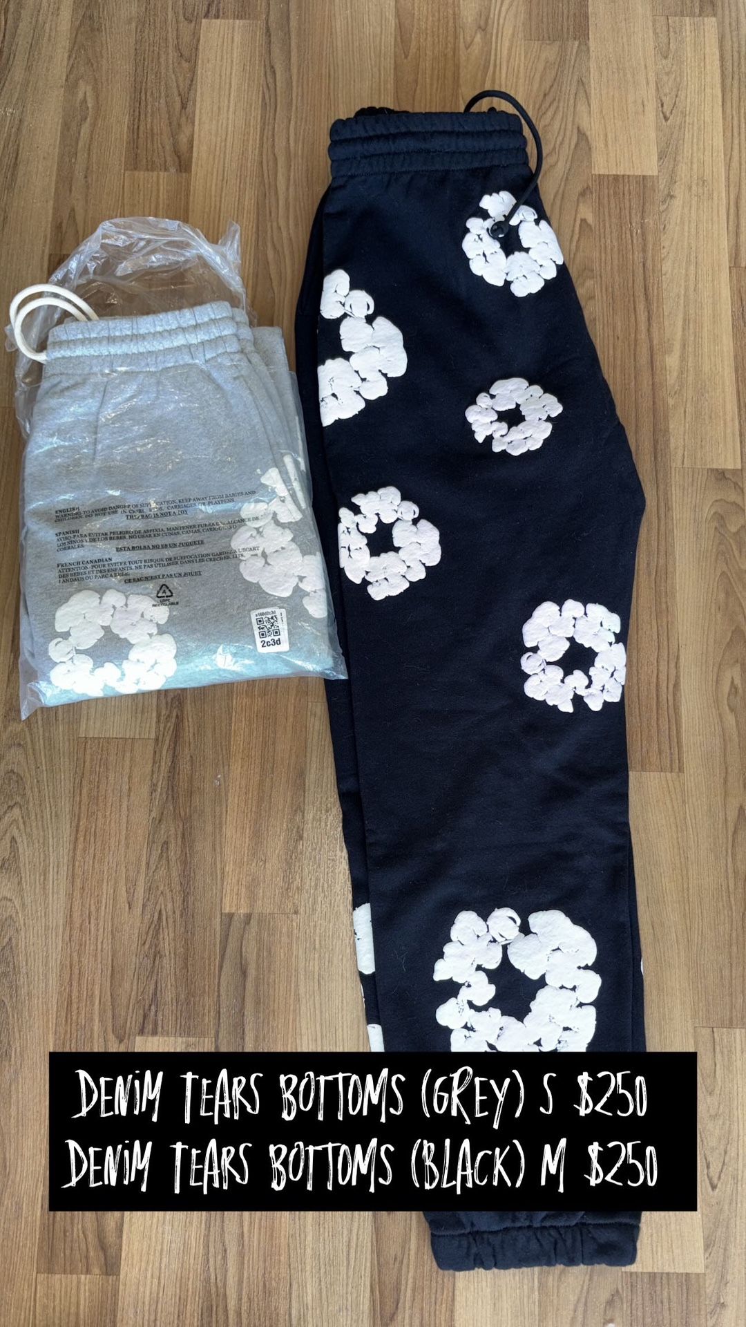 Denim Tears (Black, Grey)