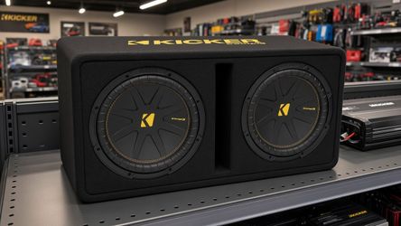 Kicker DCWC12 Dual 12" Comp C Subwoofers Custom Ported Enclosure 1200 Watt 50DCWC122