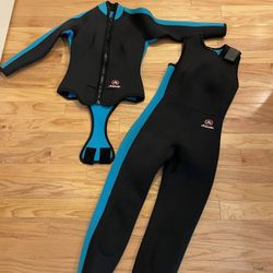 Women’s Teal Action Plus Wetsuit Size Large 