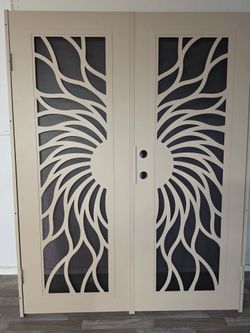 TITAN Premium Aluminum Security doble Door