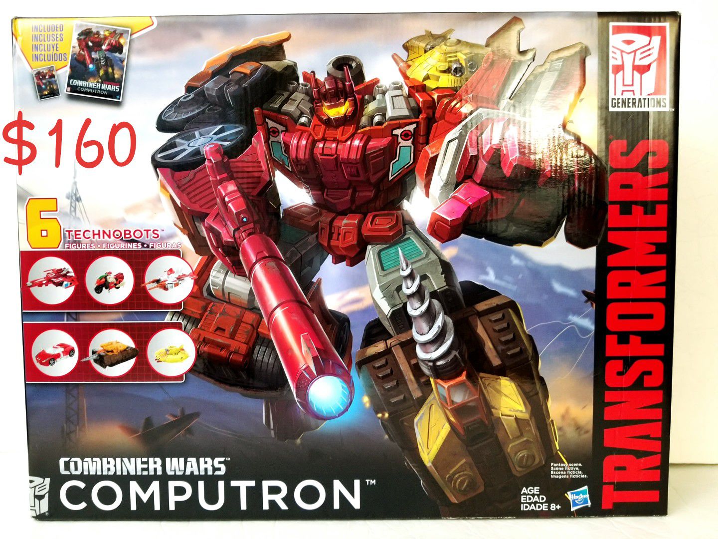 2 x COMPUTRON Transformers Generations Combiner Wars Hasbro action figure NEW