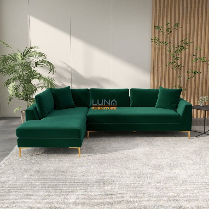 Milo Green LAF Sectional

