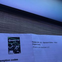 Madden NFL 26  Standard Edition Xbox Digital Code