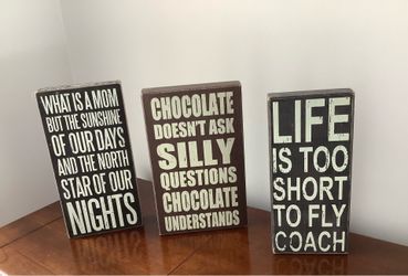 Wood Box Signs / Art