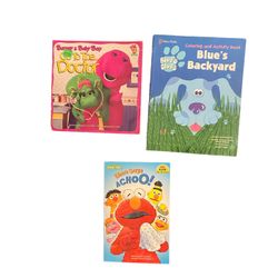 Vintage Barney, Elmo And Blues Clues Books