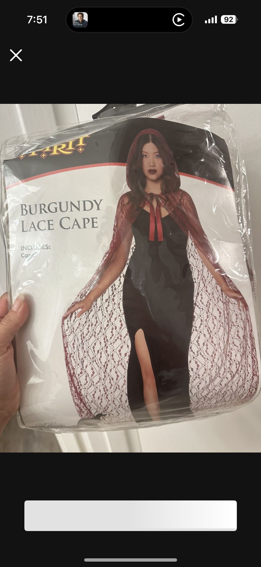 Lace Cape