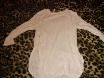 White small shirt sides are open