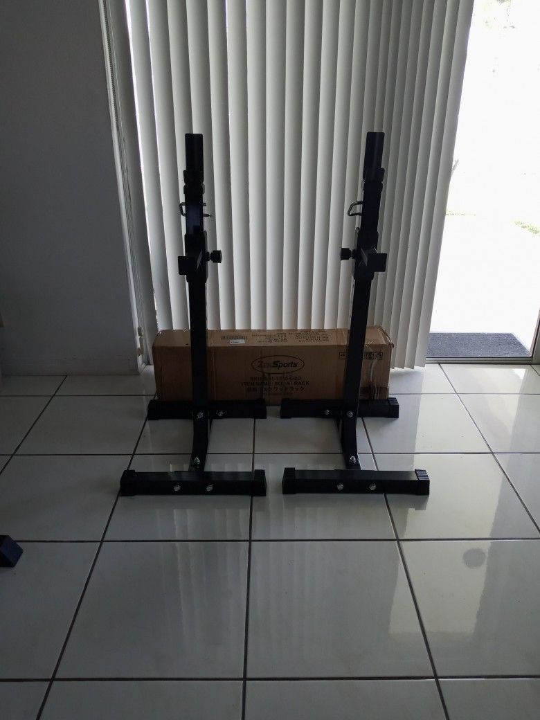 ZenSports Black Steel Squat Rack 