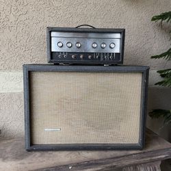 Vintage 60’s Silvertone 1483 Piggyback 1x15