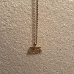 10k Pendant And Chain 