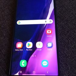 Samsung Galaxy Note 20 Ultra En Buenas Condiciones Trabajando Bien Tiene Uno's Rasguños En La Pantalla Pero No Afecta  Con Su Cable y Cargador Rapido