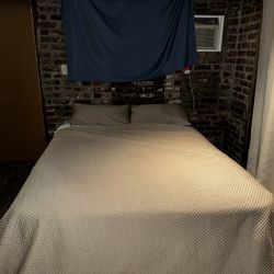 Queen Size Bed With Frame****Free****