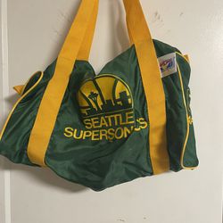 Seattle Super Sonics - Vintage Duffle Bag Thumbnail