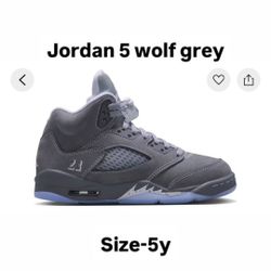 JORDAN 5 WOLF GREY