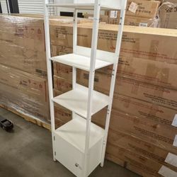 5-Tier Book Shelf with Storage Cabinet