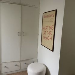 Guest Check Print Wall Art with Frame