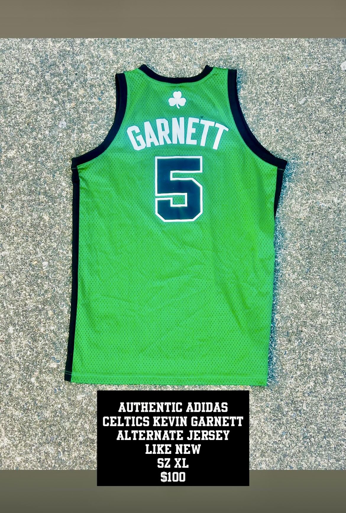 Adidas Kevin Garnett Celtics Jersey Like New Size XL