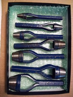 Seven PCs Arch Punch MADE in USA