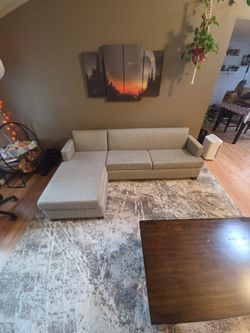 Couch, Grey, 96"x58"x32" (L x W  x H)