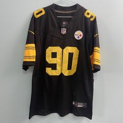 Nike Pittsburgh Steelers T.J. Watt #90 Jersey Black 