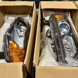 Acura ILX Halogen Bulb Headlight Assemblies 